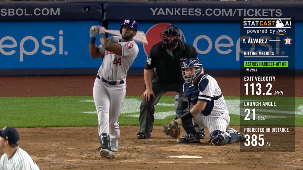 Statcast: Álvarez pega HR a 113.2 millas