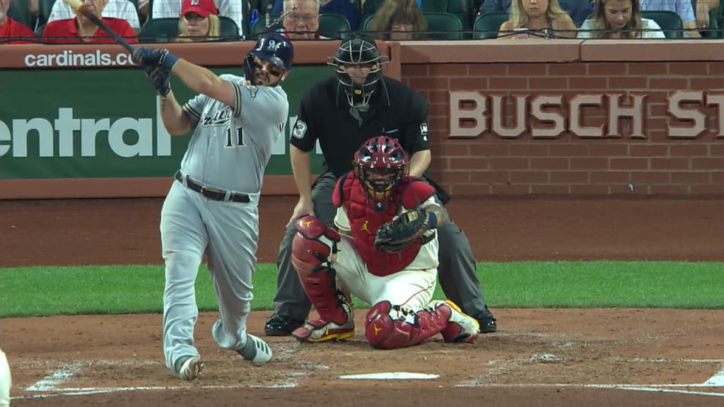 Jonrón de 2 rayas de Moustakas 