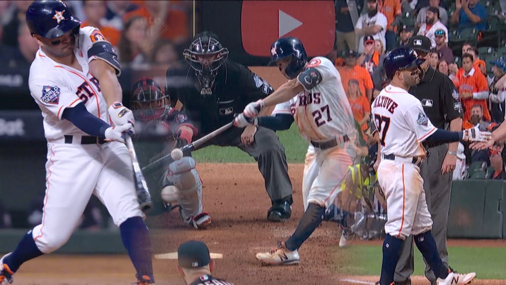 Los 3 hits de Altuve y su buena jugada