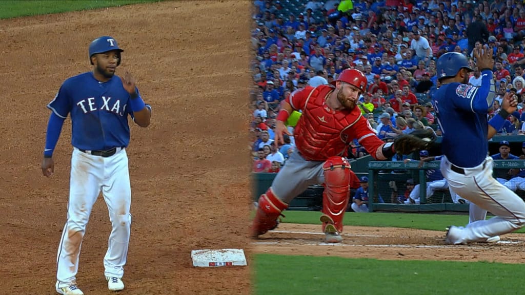 Andrus roba 3 bases en el juego