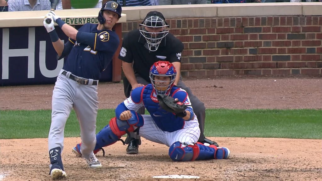 Jonrón de 3 carreras de Yelich