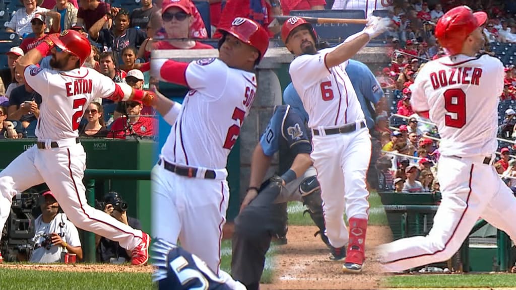 Nacionales conectan 8 jonrones