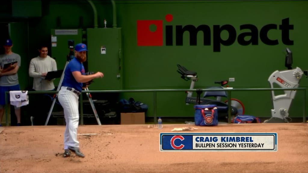 Kimbrell lanza sesión de bullpen