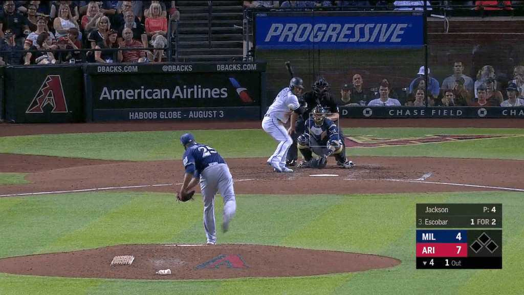 Escobar conecta su HR #22