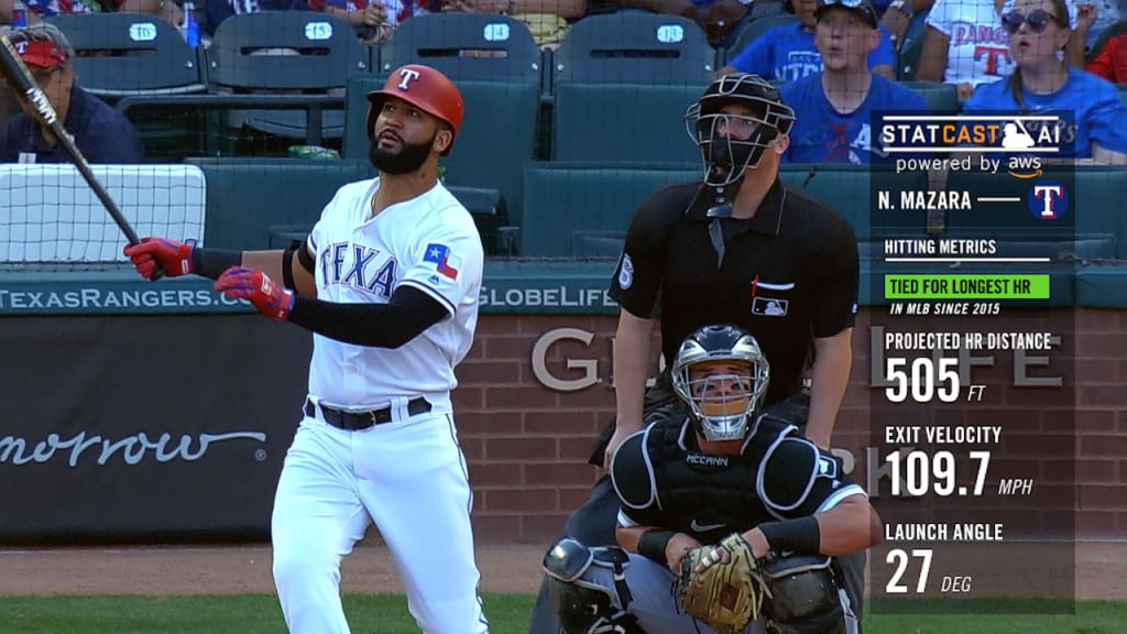 Statcast: Mazara la bota a 505 pies