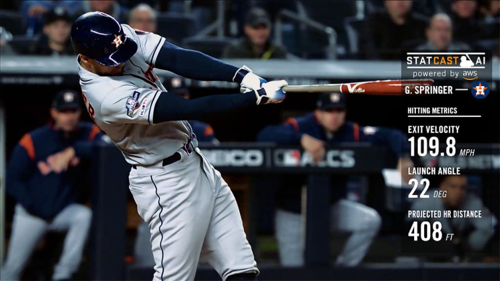 Statcast: HR de 408 pies de Springer