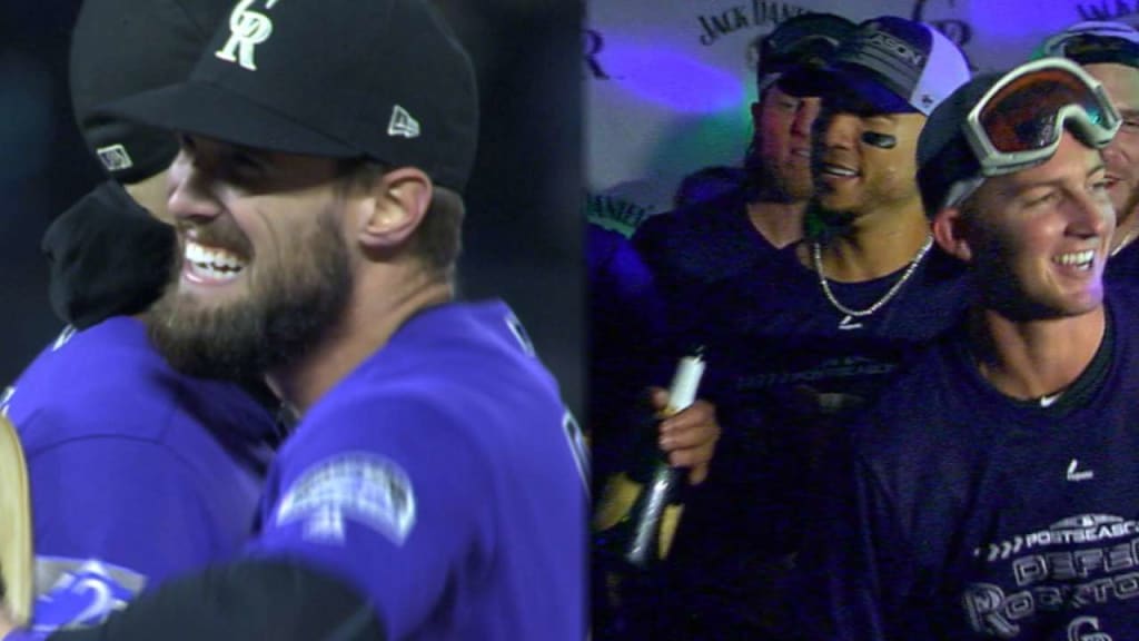 Davis salva el juego, Rockies clasifican