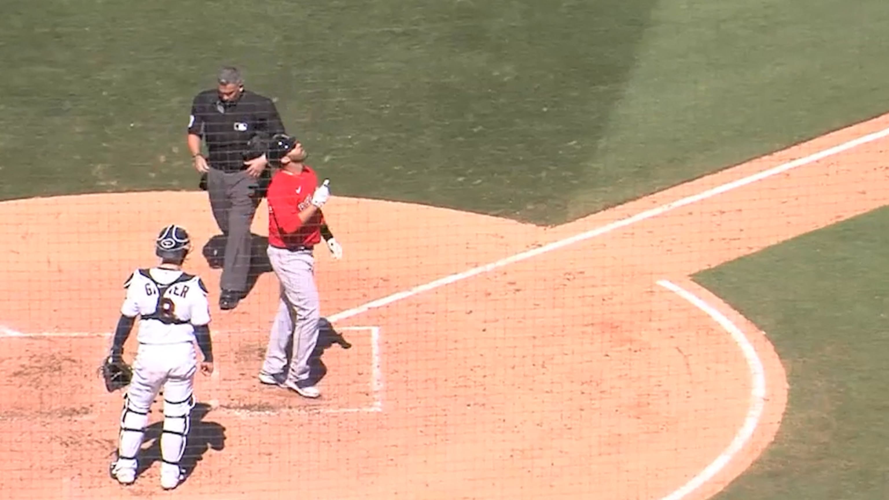 Jonrón solitario de J.D. Martínez