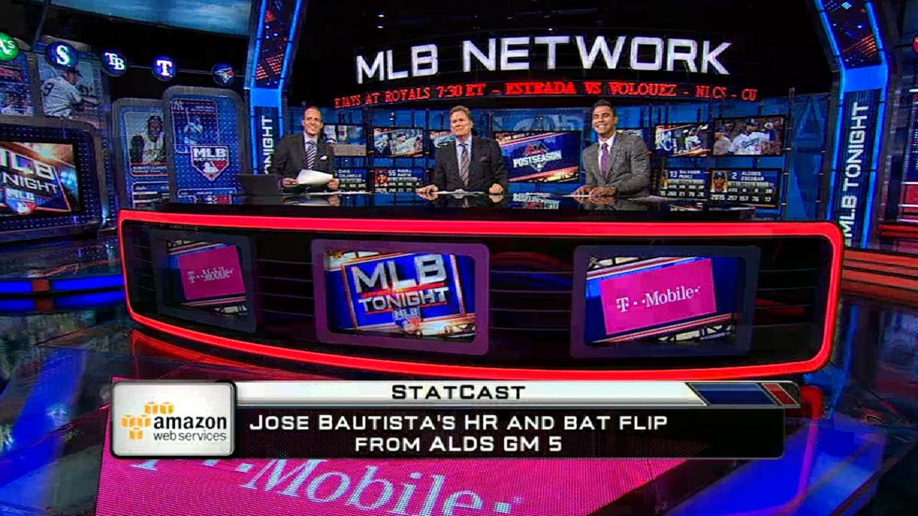 Statcast: Bautista's bat flip