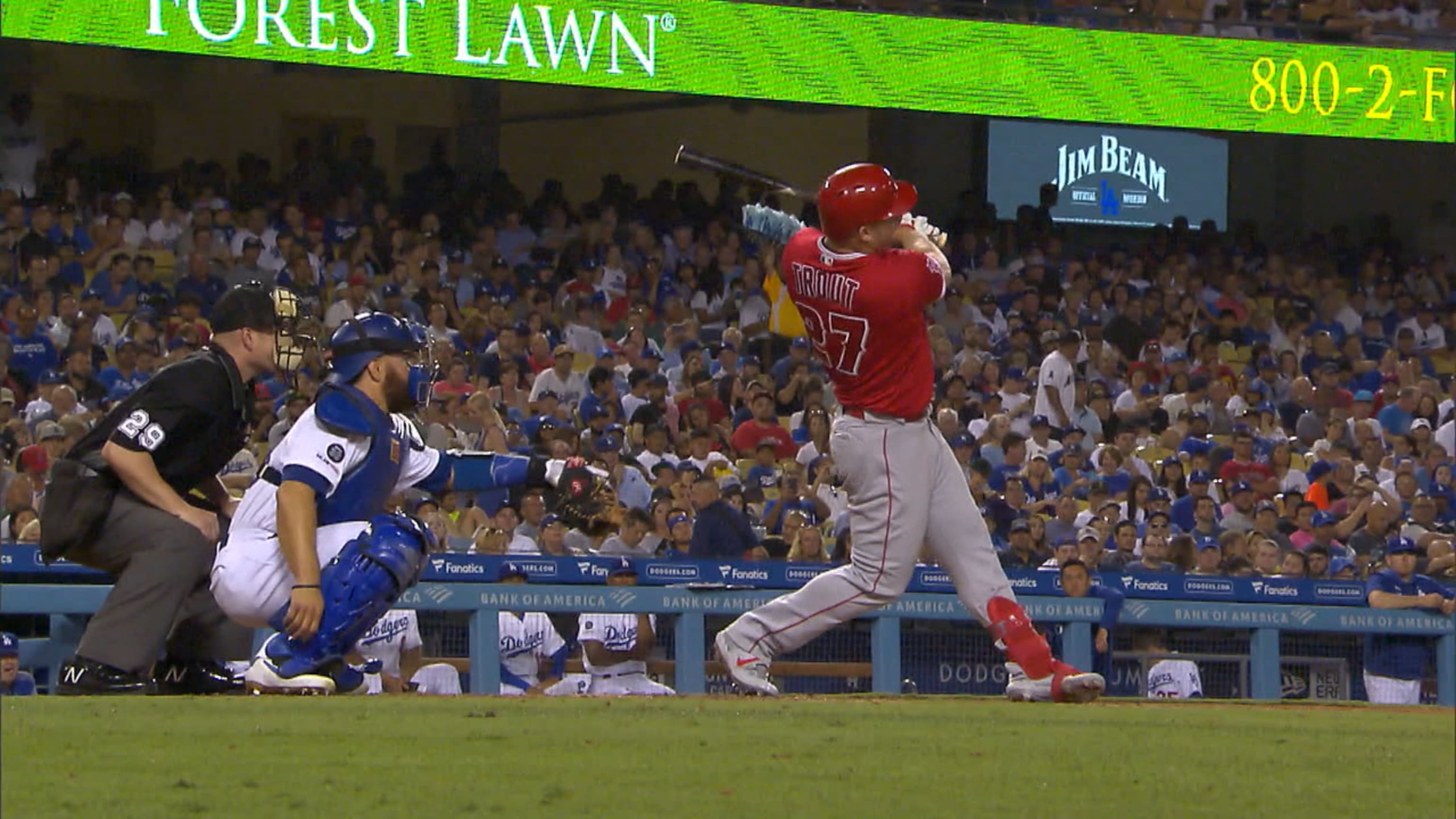 Descomunal HR de Trout 