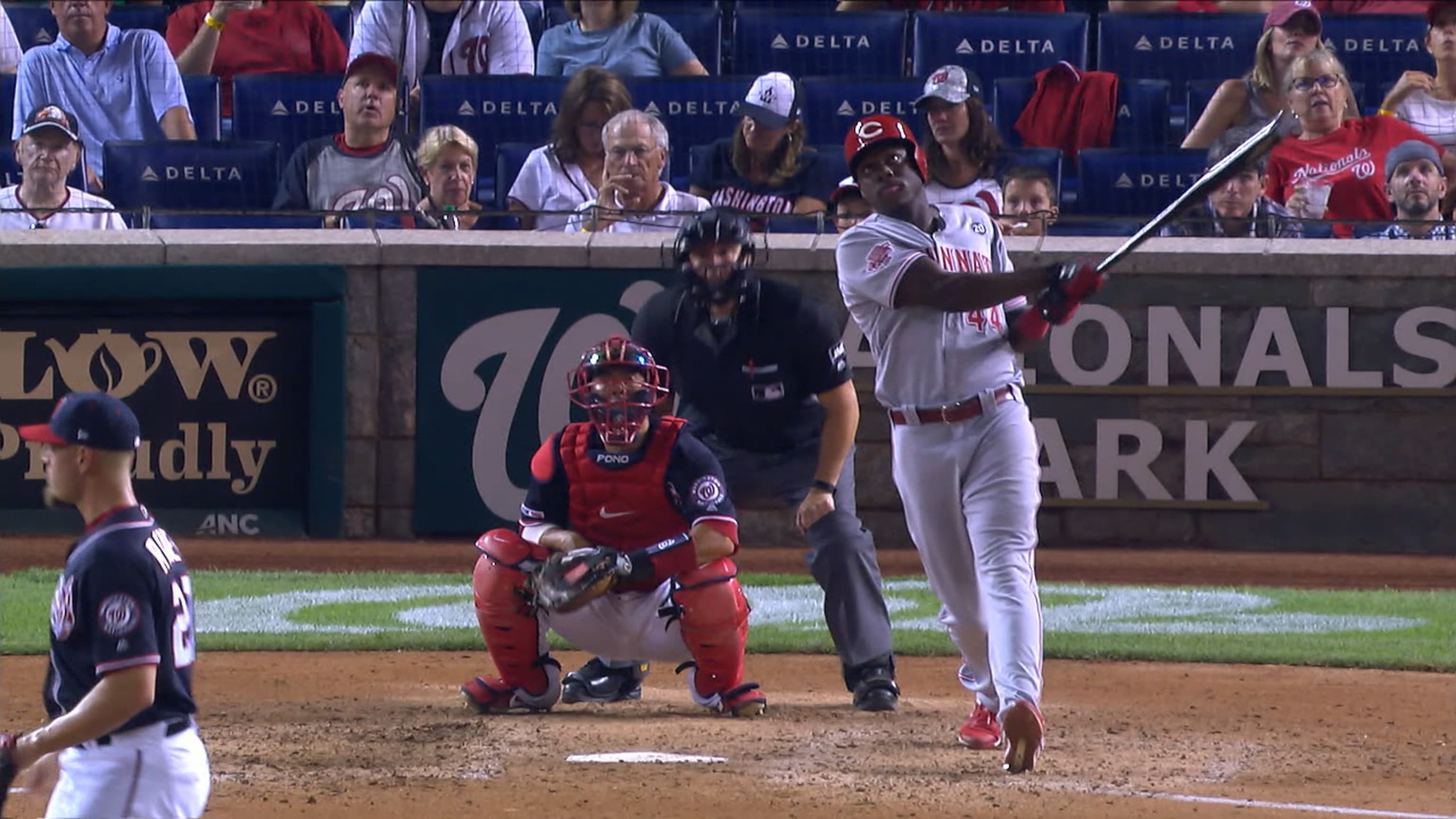 Aristides Aquino Sets Mlb Record With 8th Hr Cincinnati Reds
