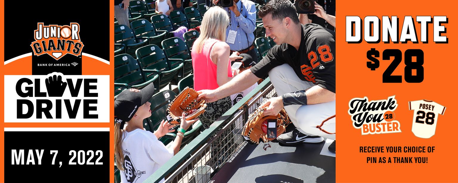 Glove Drive Giants Community Fund San Francisco Giants