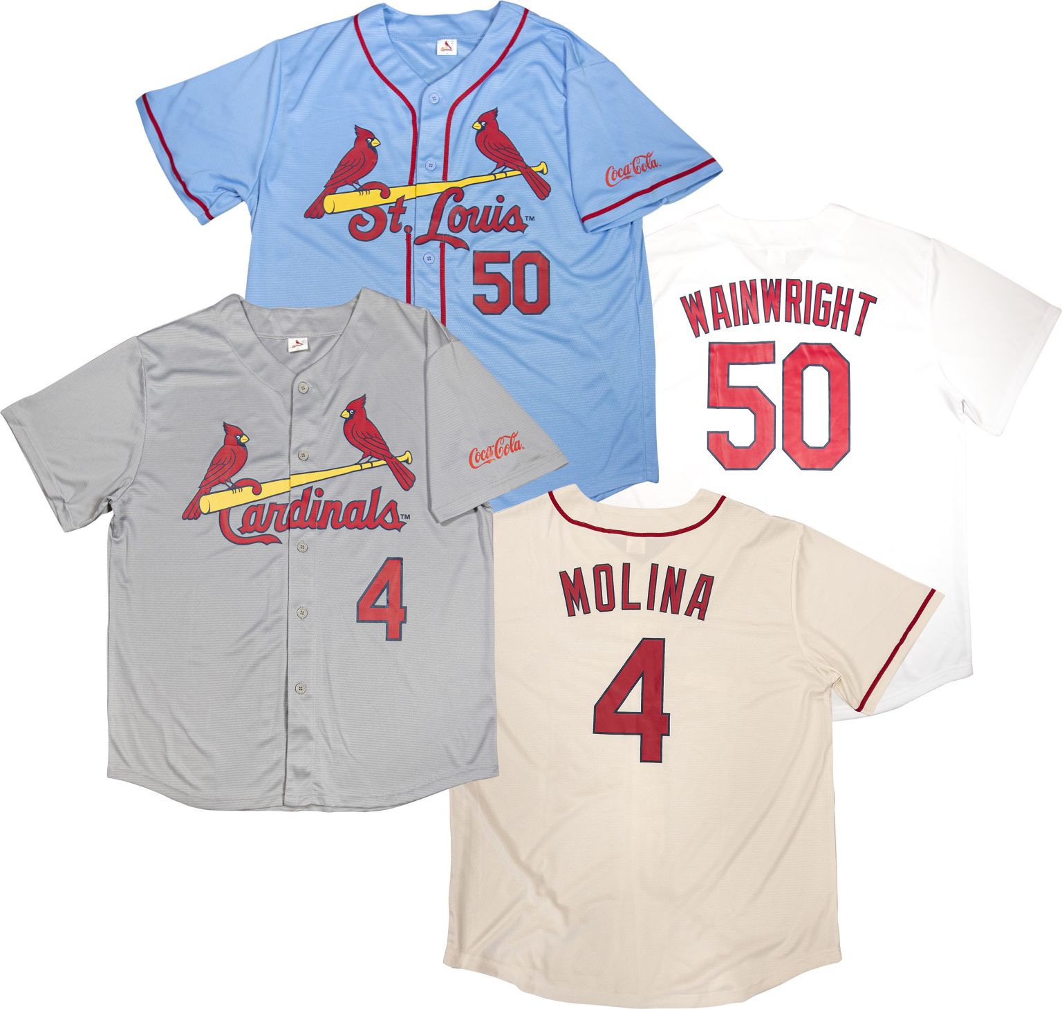 St Louis Cardinals Youth Light Blue Alternate Baseball Jersey