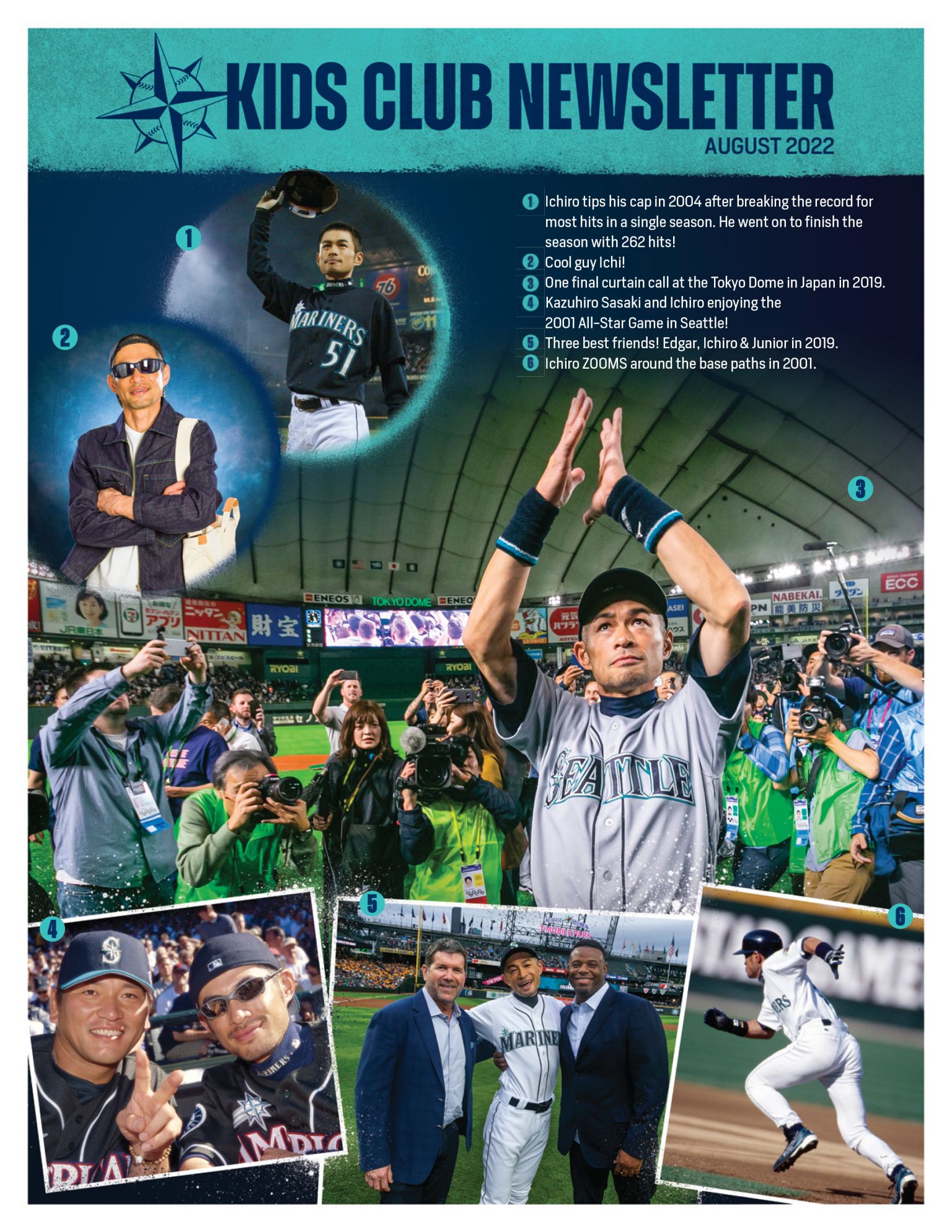 Mariners Kids Club Newsletter Seattle Mariners