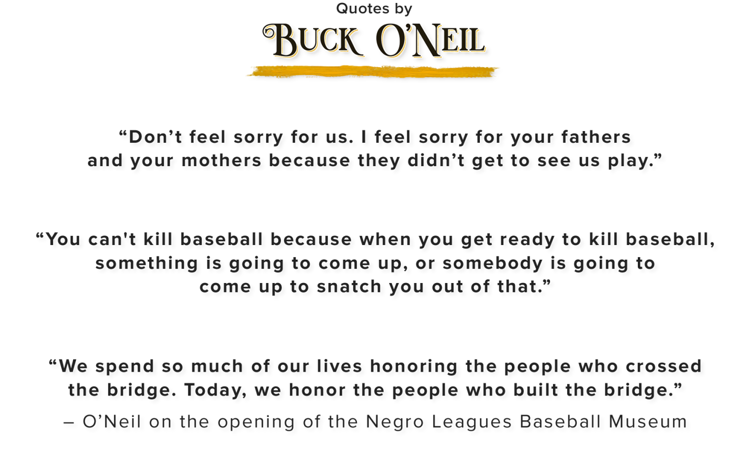 John 'Buck' O'Neil, First Black MLB Coach, Elected To National