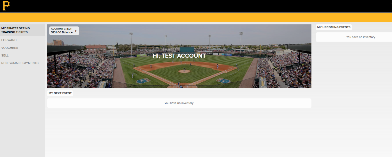 Pirates Spring Training Ticket Information