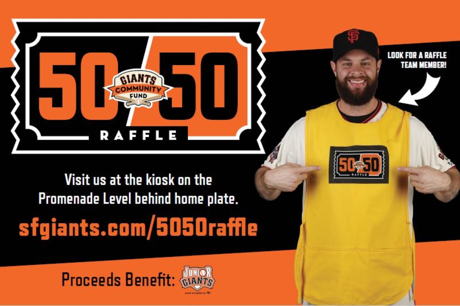 Giants 5050 Raffle San Francisco Giants