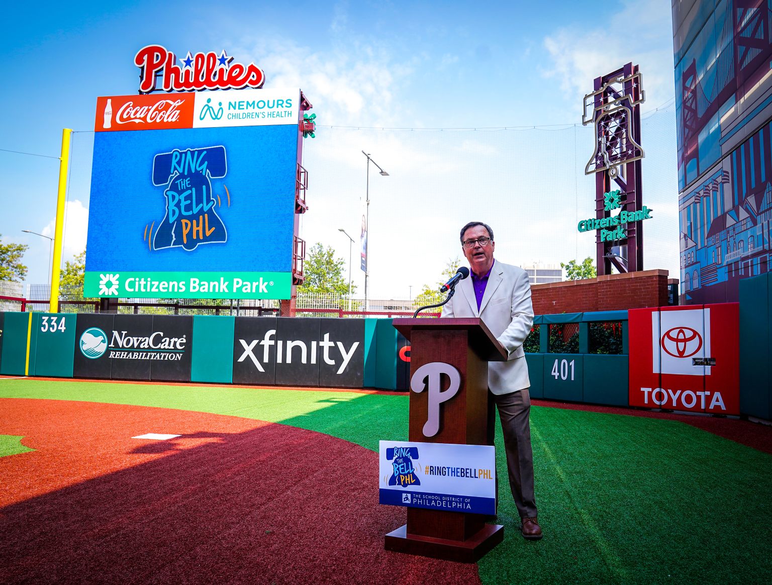 Ring the Bell Campaign Goes to Citizens Bank Park