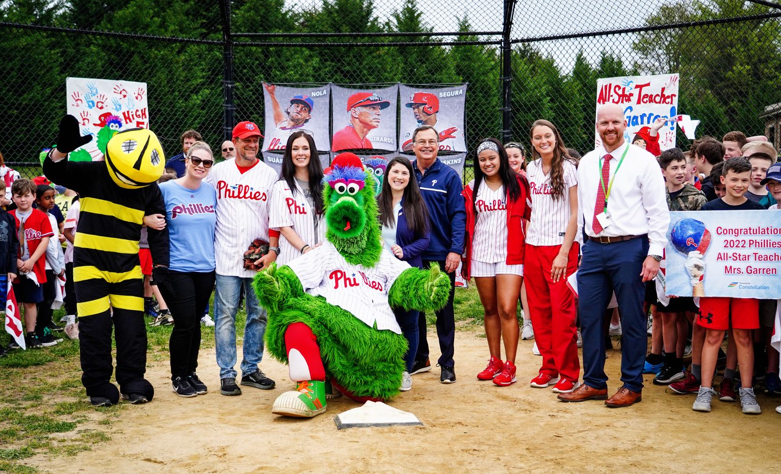 N.J. teacher is a Phillies Ballgirl. Look for her on the field during  playoff game. 