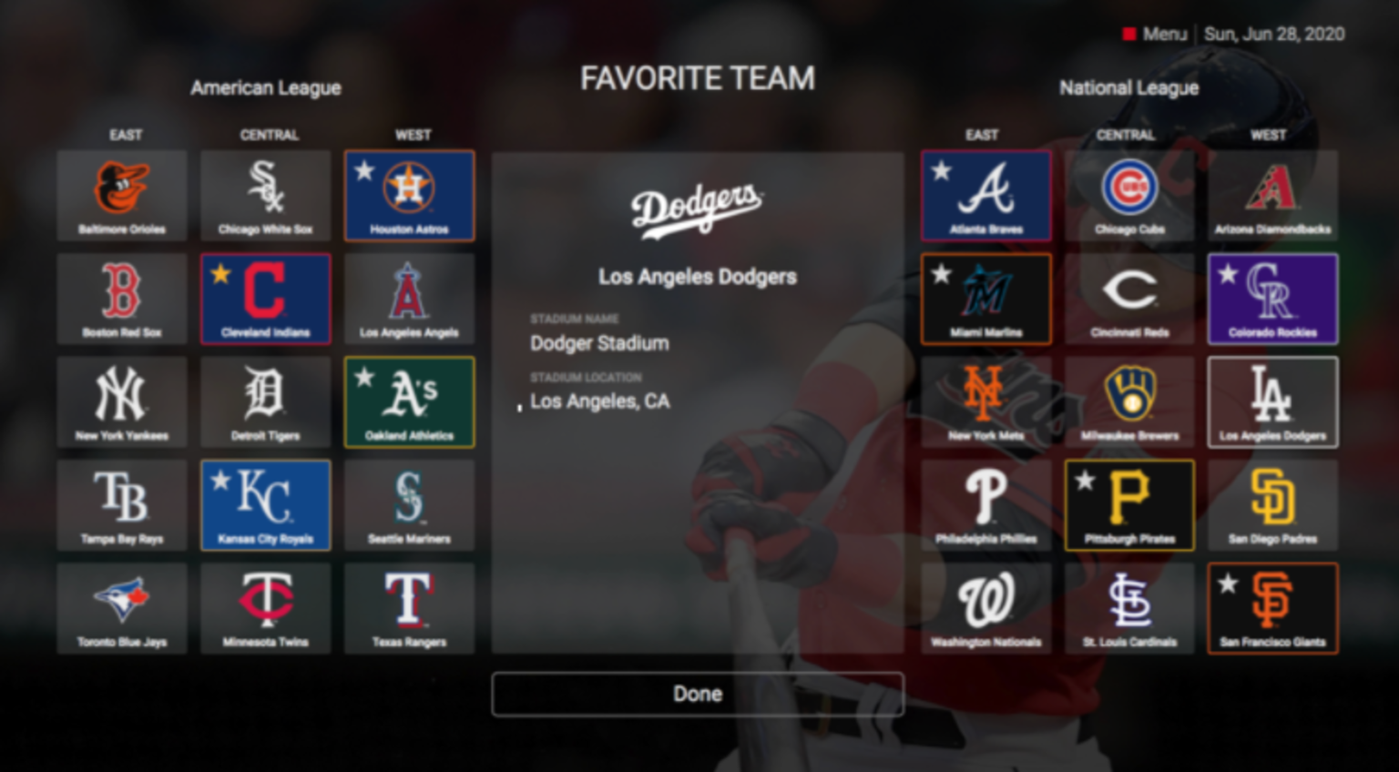 MLB.TV Samsung Get Started