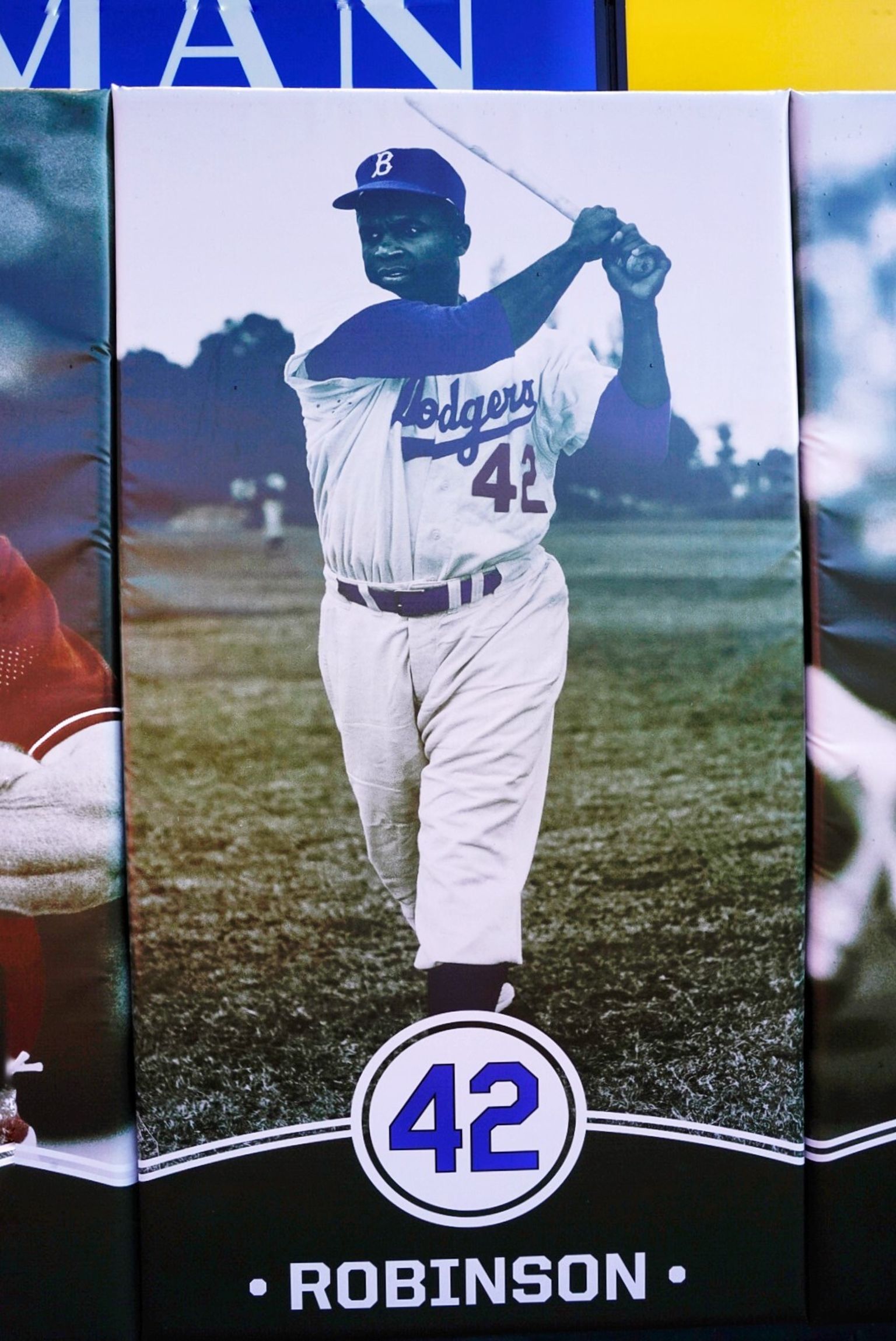 Celebrate baseball great Jackie Robinson with this poster