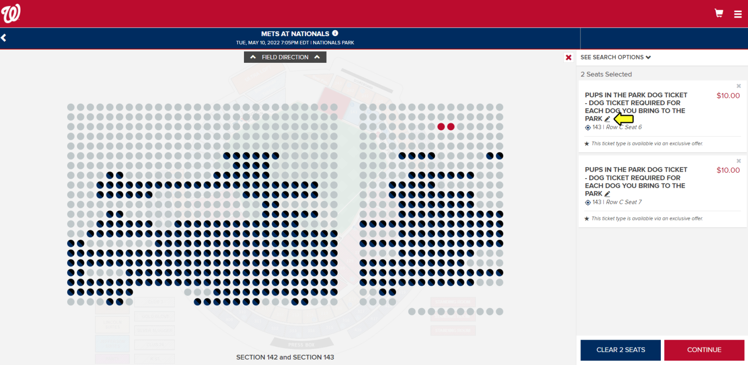 Nats Seating Chart With Rows Matttroy