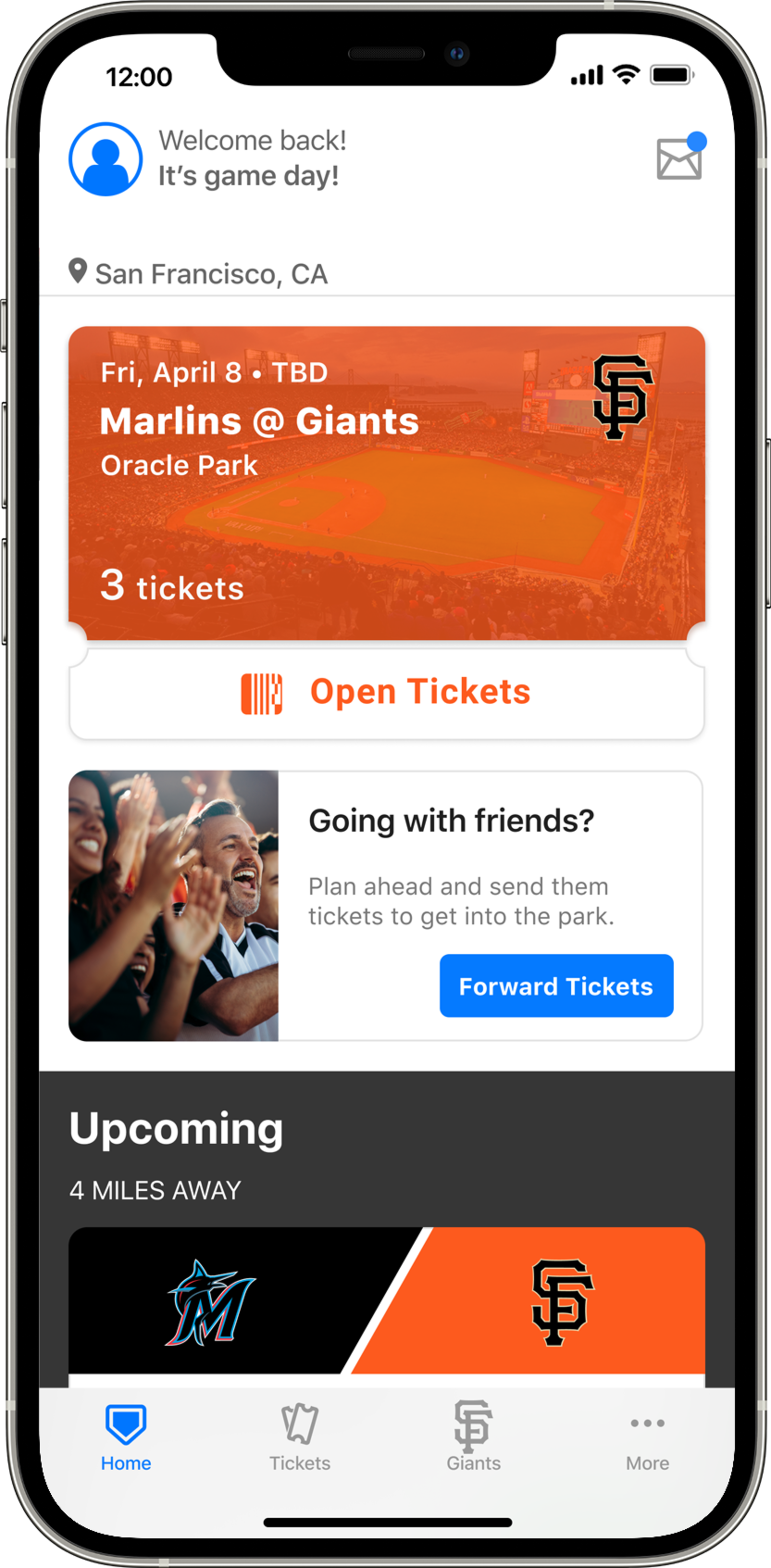 MLB Ballpark app | San Francisco Giants