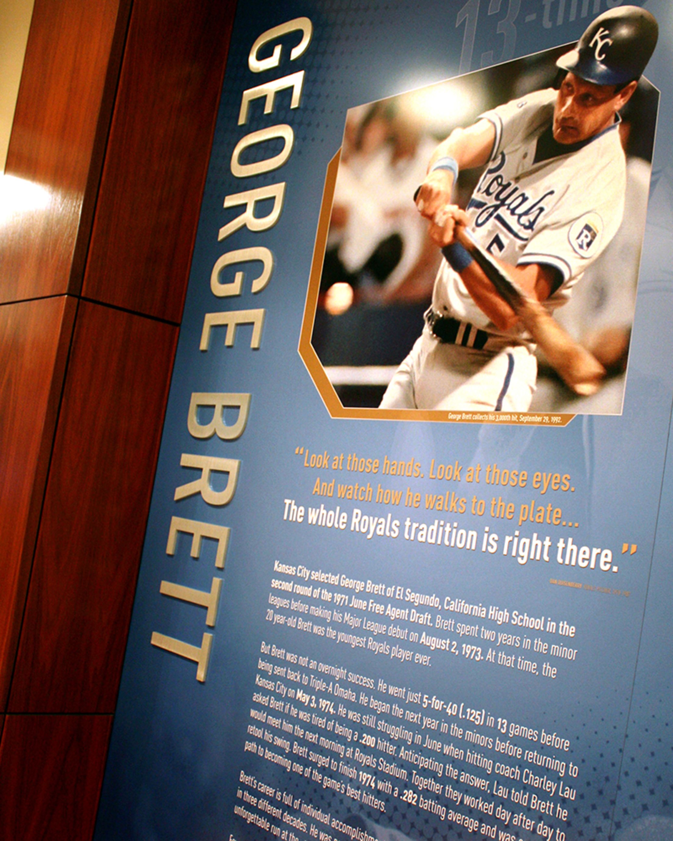 Baseball In Pics on X: George Brett kisses home plate at Kauffman