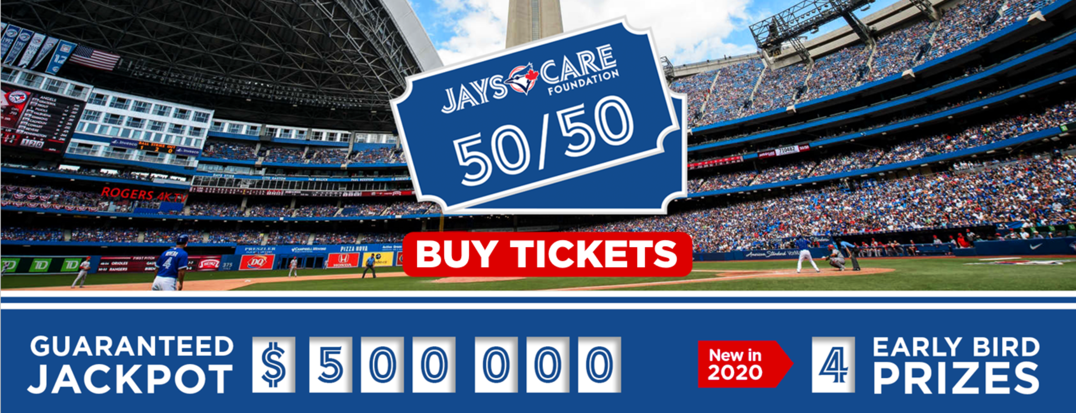 Jays Care 5050 Draw Toronto Blue Jays