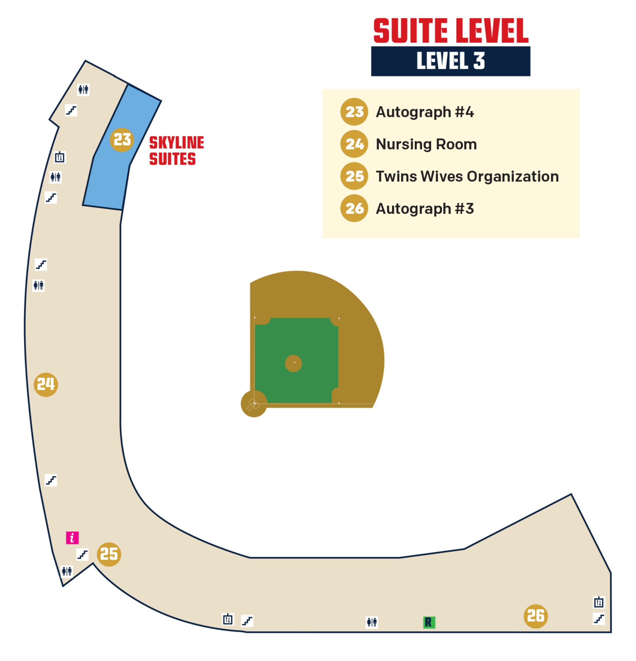 TwinsFest Map Minnesota Twins