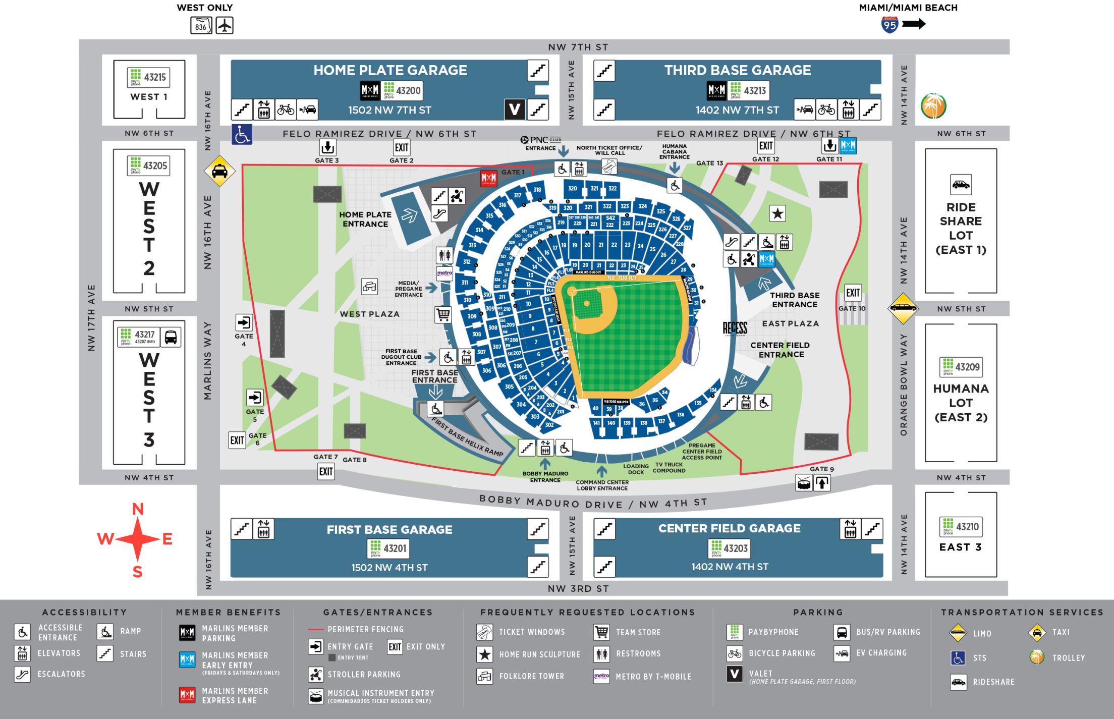 Miami Marlins Seating Map | Brokeasshome.com