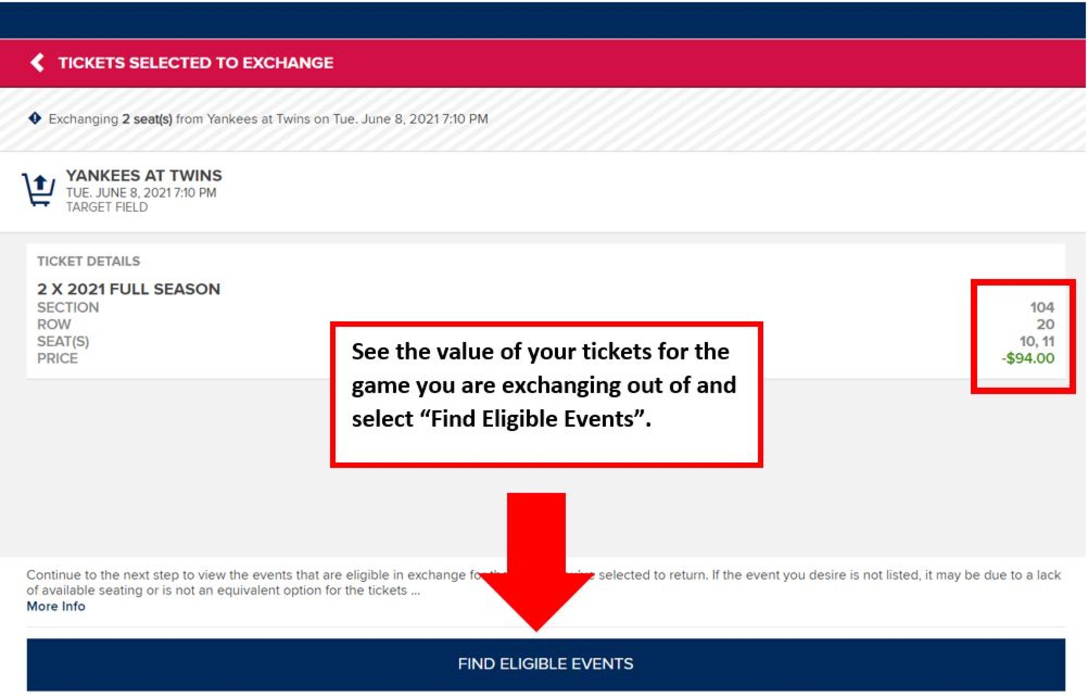 Ticket Exchanges | Minnesota Twins