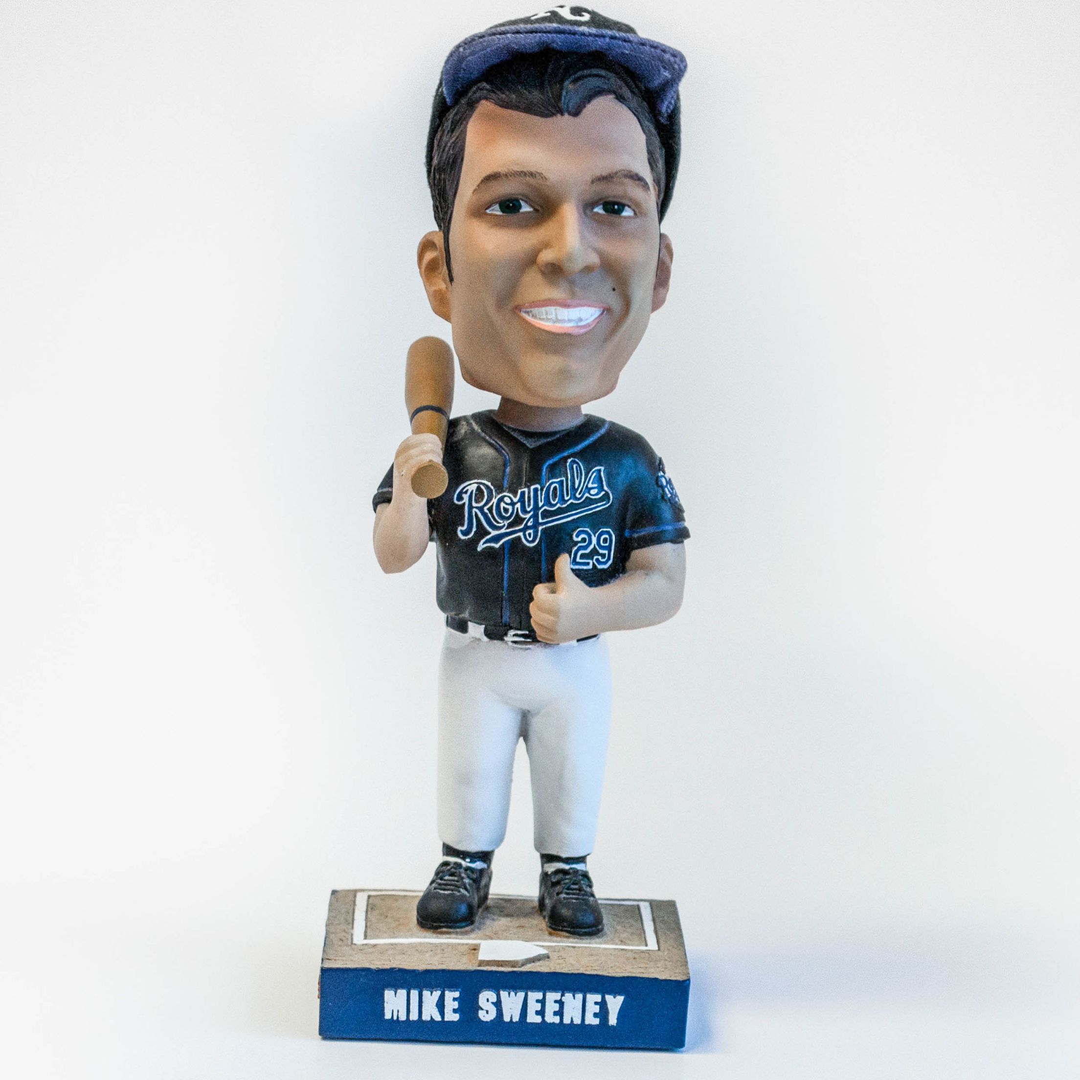 Male Kansas City Royals Baseball Player Custom Figure Bobblehead