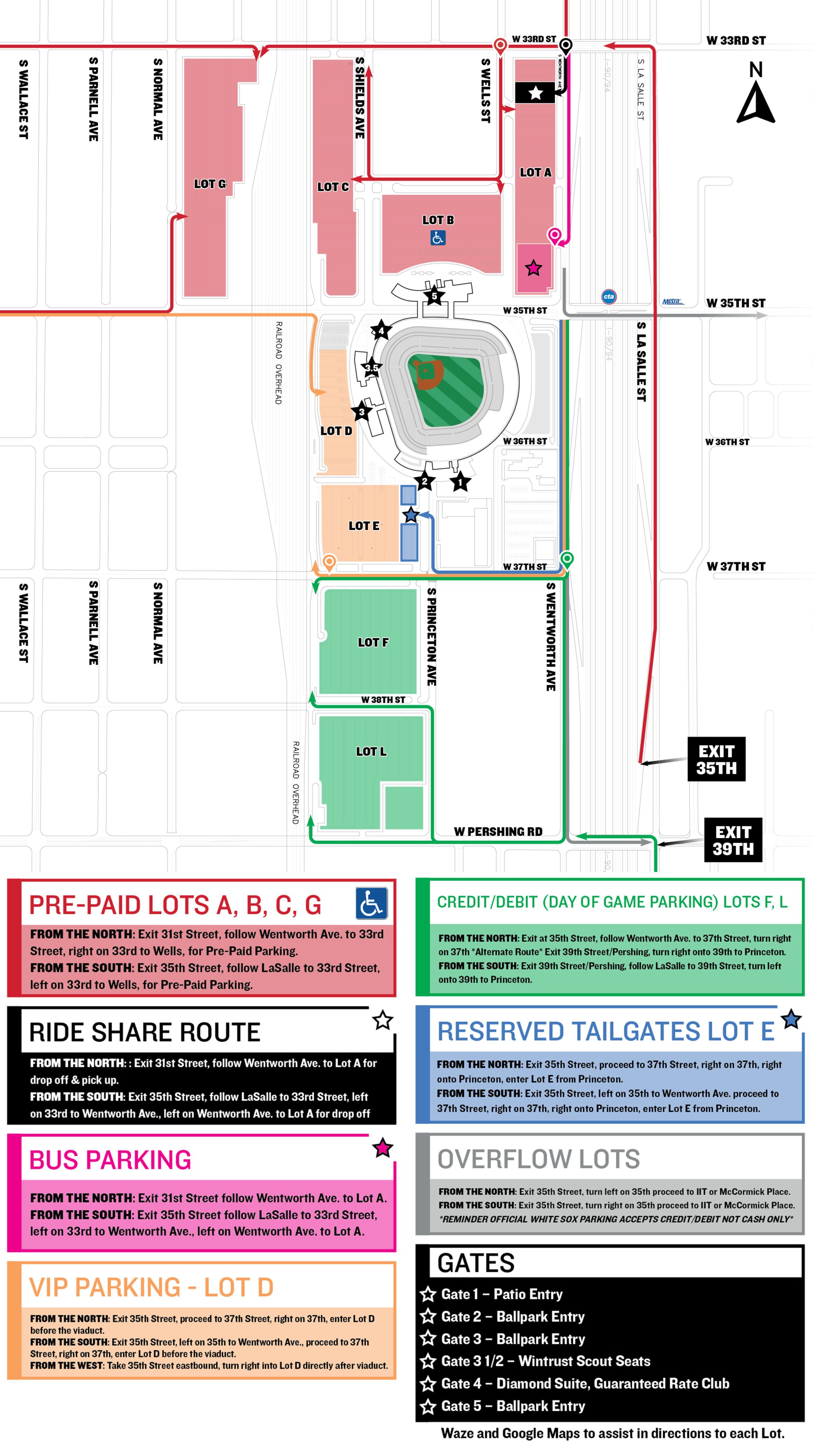 Where to Park at Guaranteed Rate Field