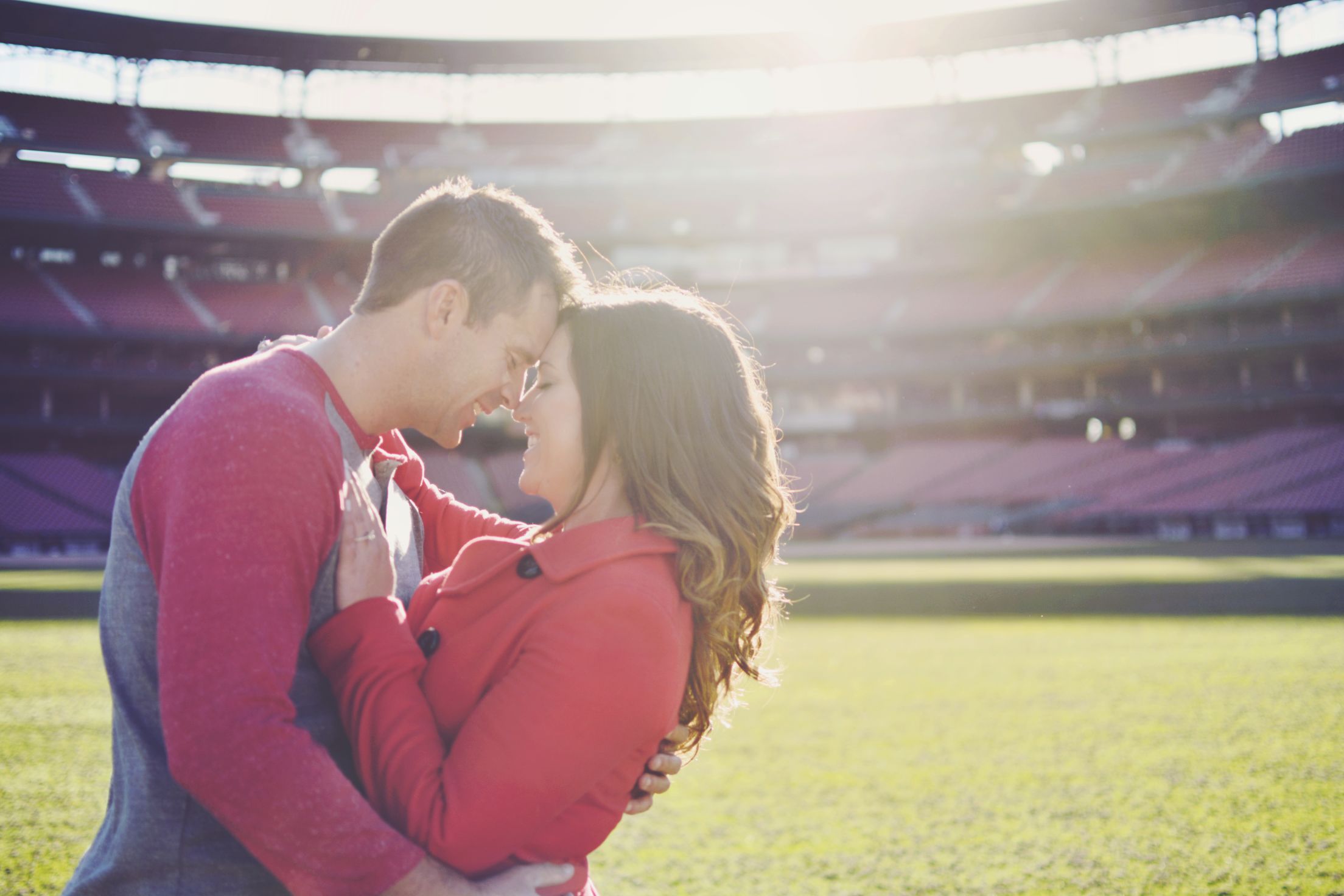 Busch Stadium Set Up for Cardinals Football Editorial Photography