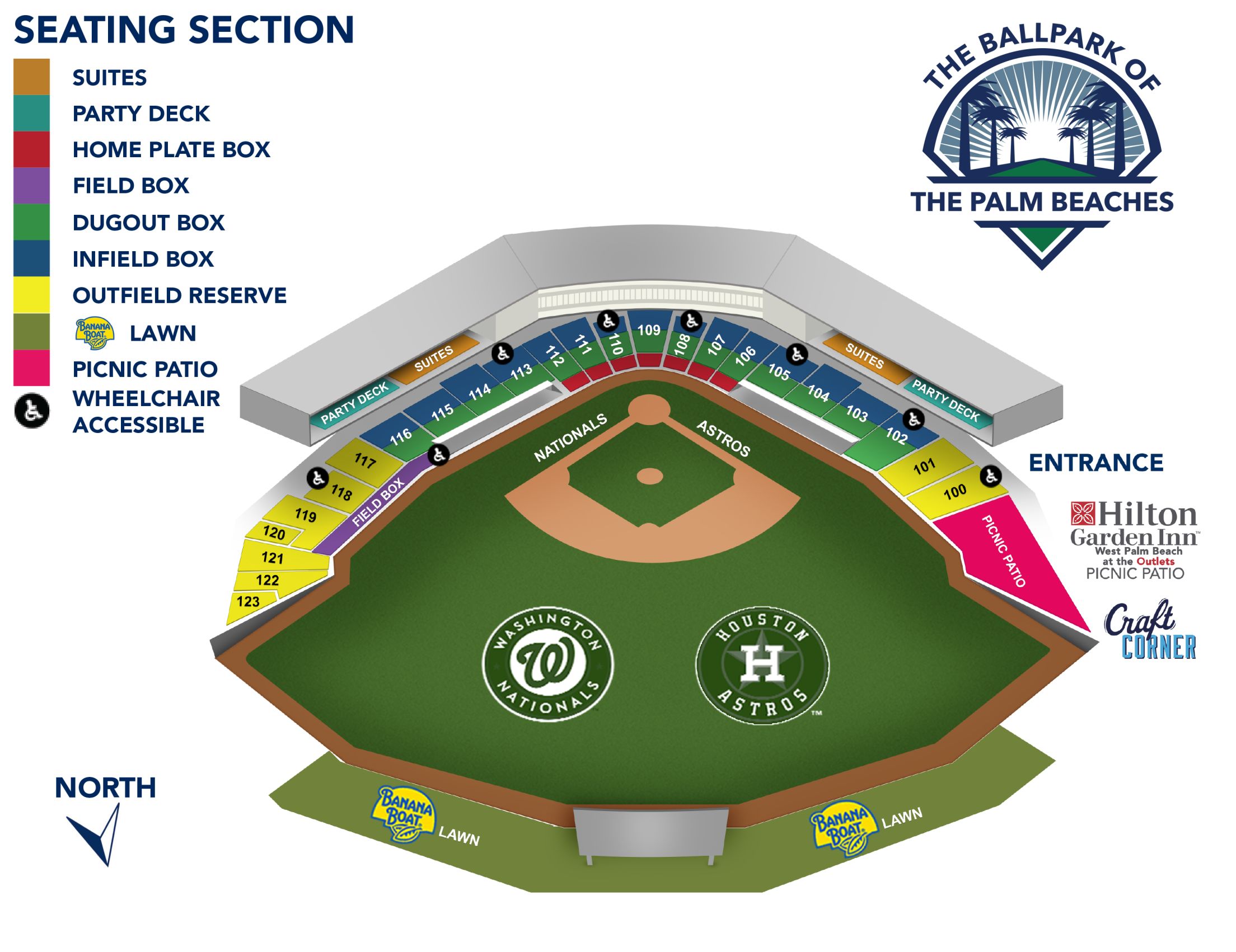 MLB Ballpark Seating Charts, Ballparks of Baseball