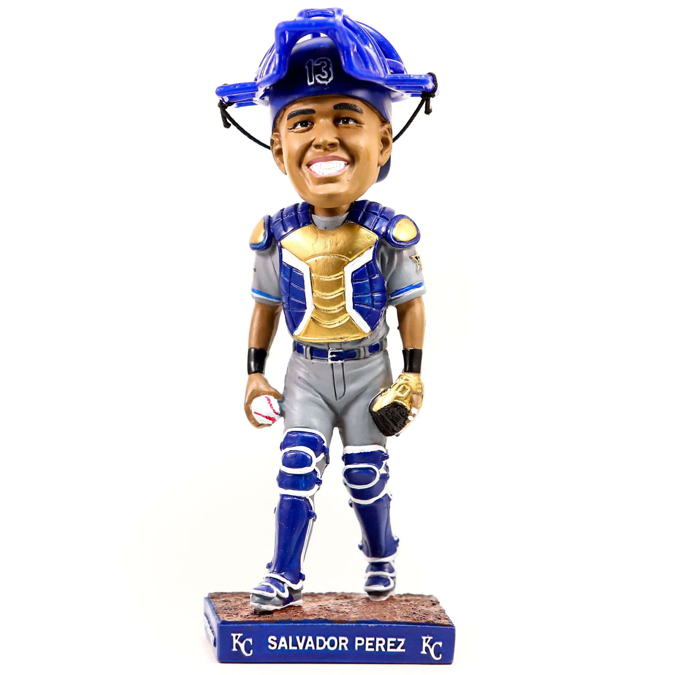 Kansas City Royals shops Mensch on a bench bobblehead