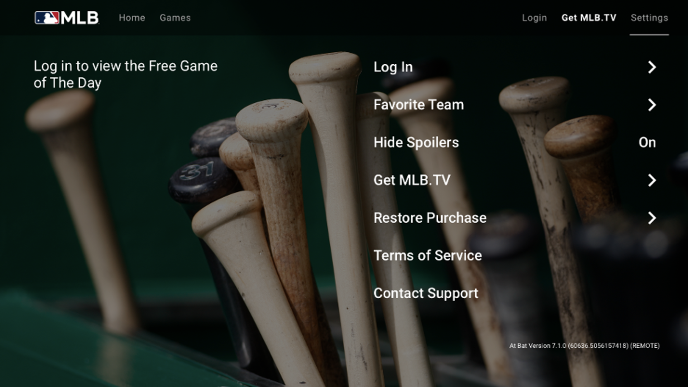 MLB.TV Apple TV Get Started