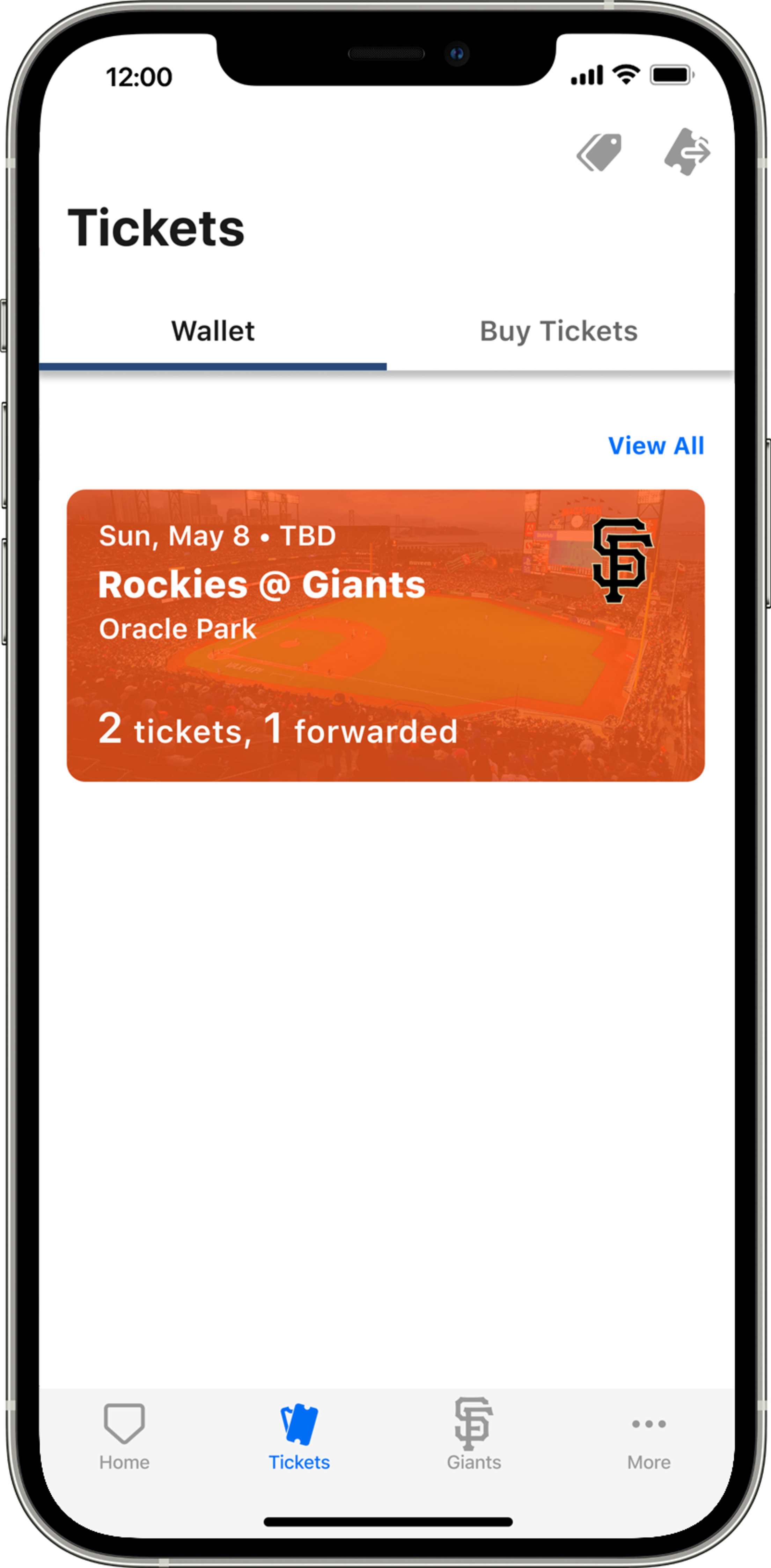 Giants Ticket Information