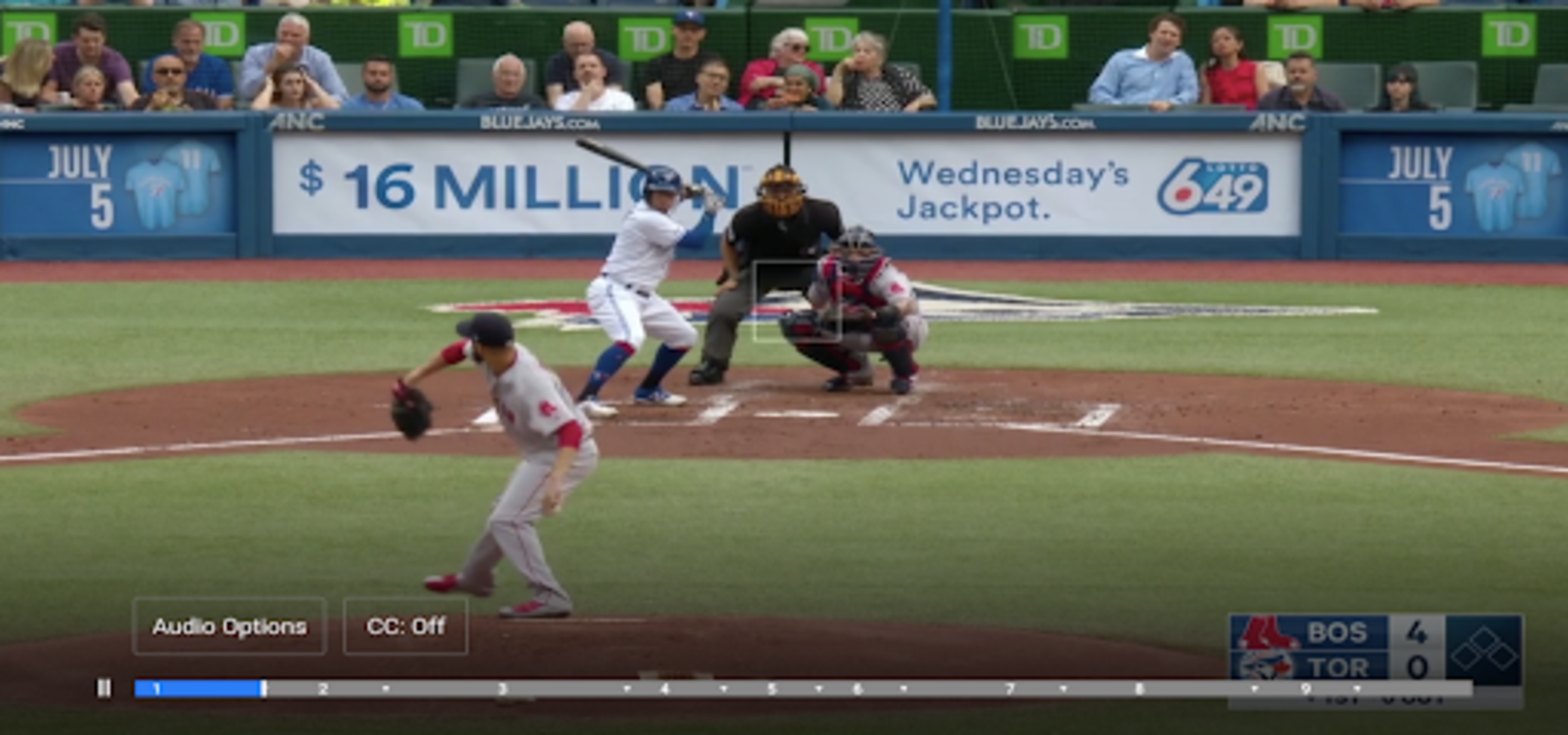 MLB.TV PlayStation 4 Viewing Navigation MLB