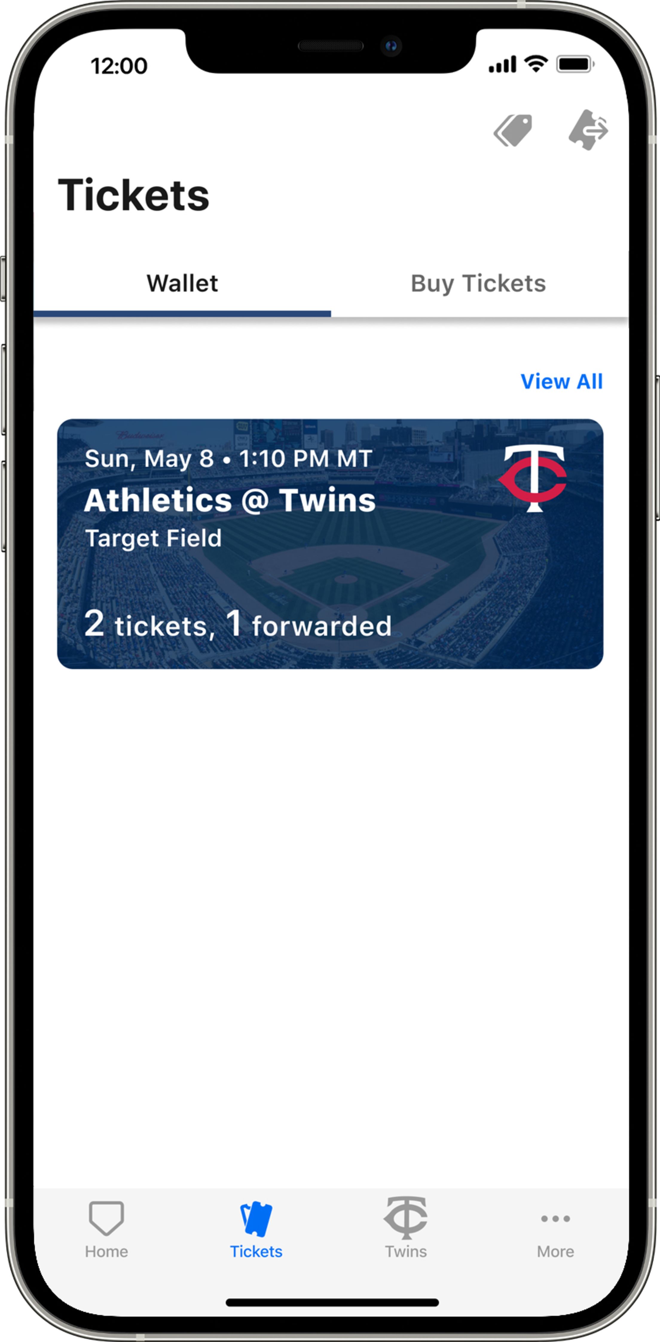MLB Ballpark app Minnesota Twins