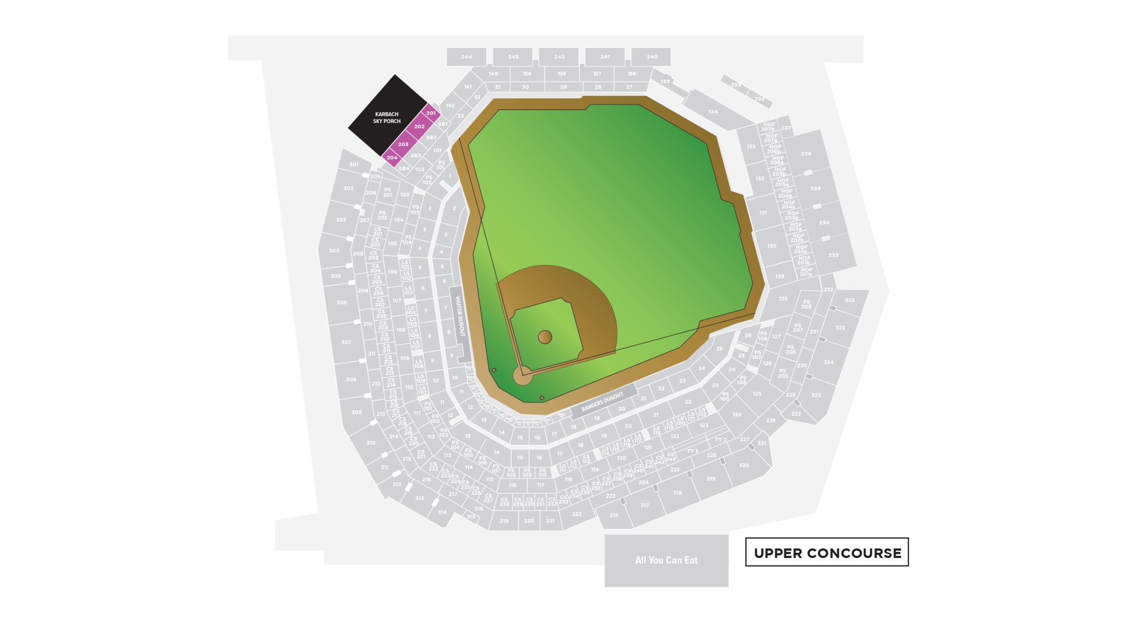 Texas Rangers Stadium Seating Plan Two Birds Home