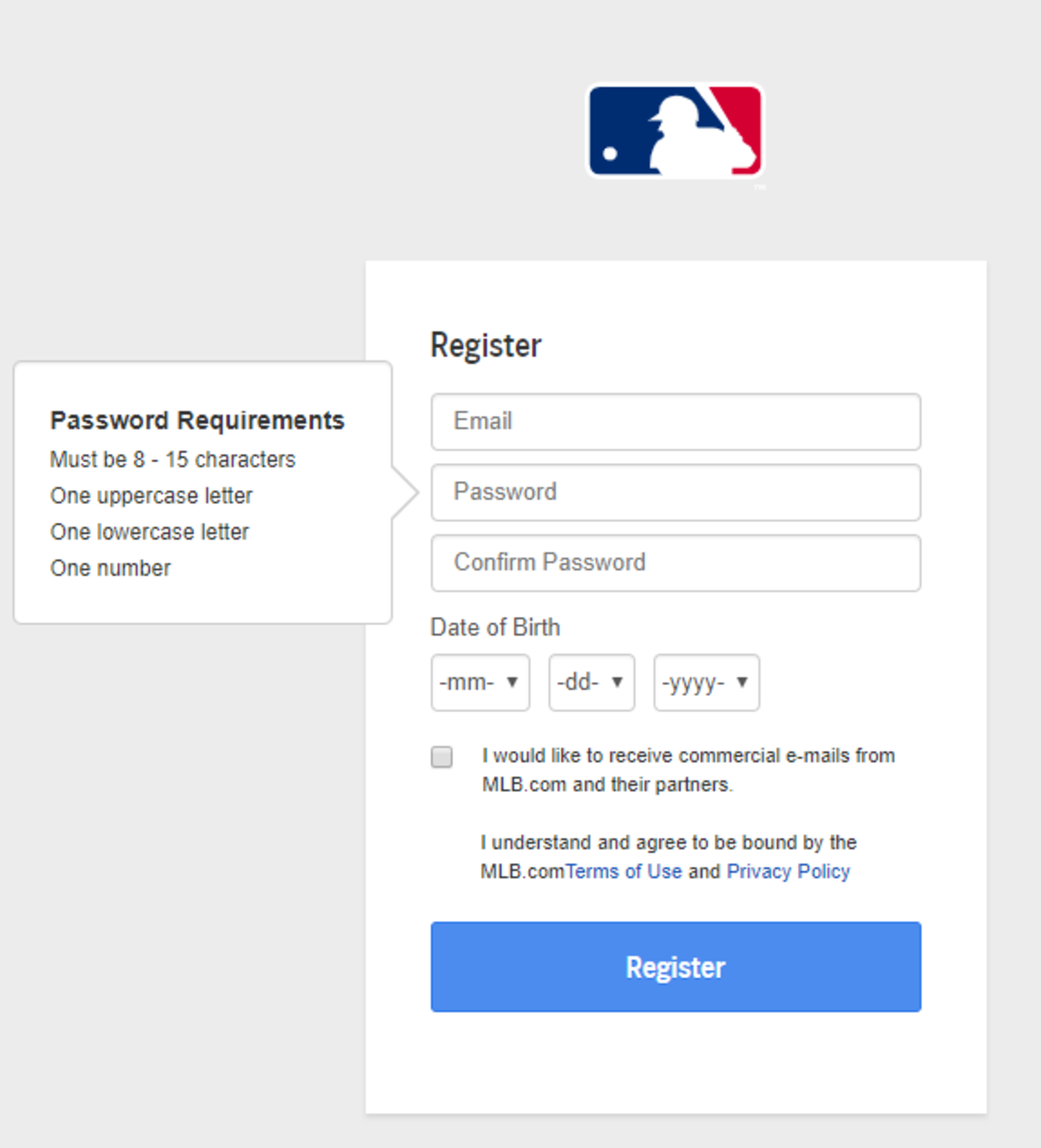 MLB.TV Accounts How do I create an account?