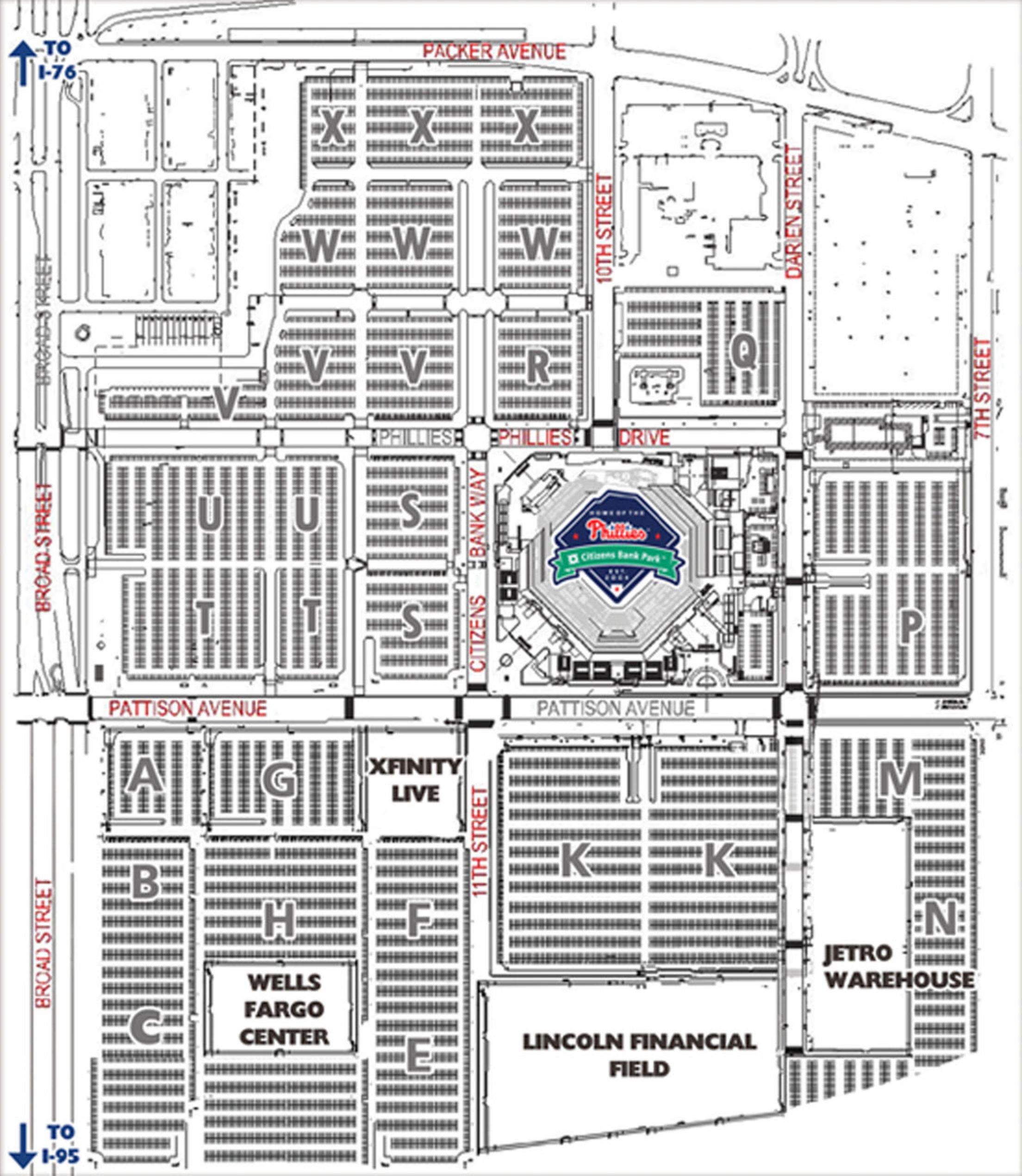 Parking Lots | Philadelphia Phillies