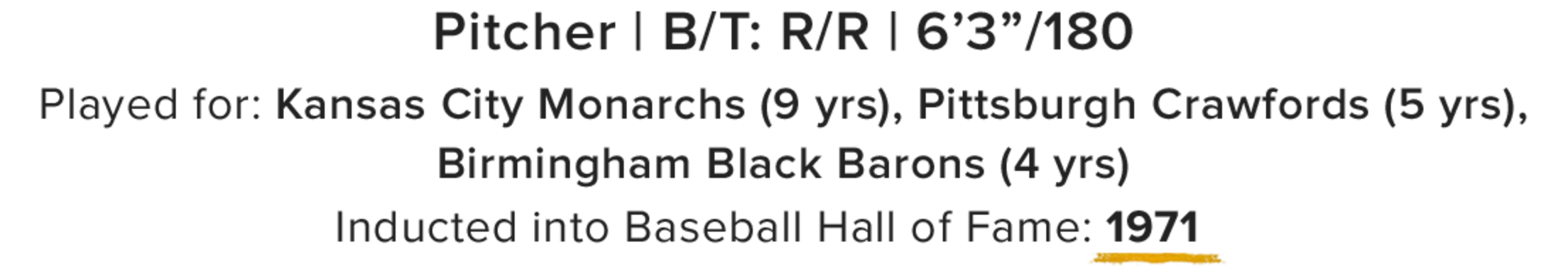 satchel paige stats