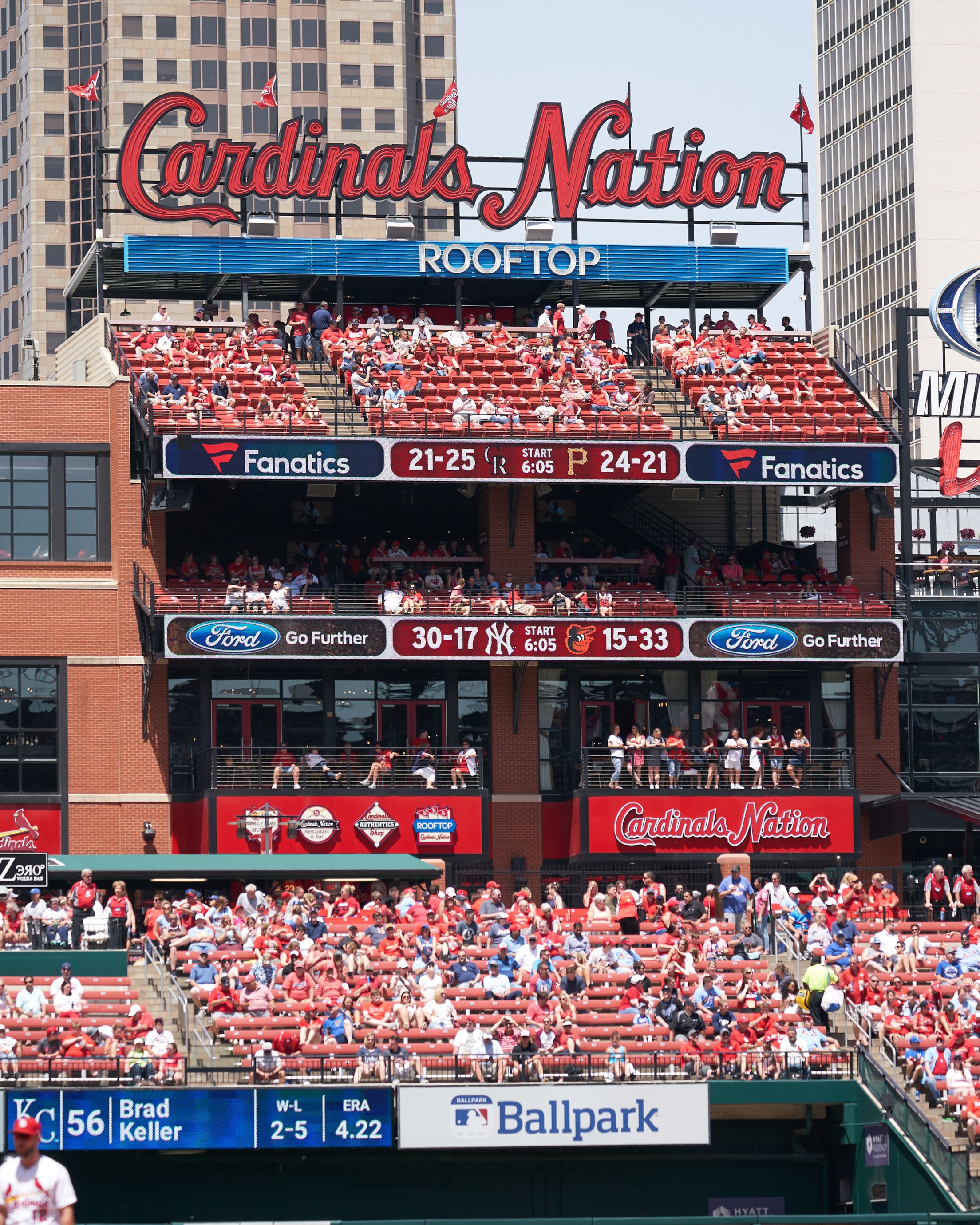 Cardinals Nation Rooftop St. Louis Cardinals