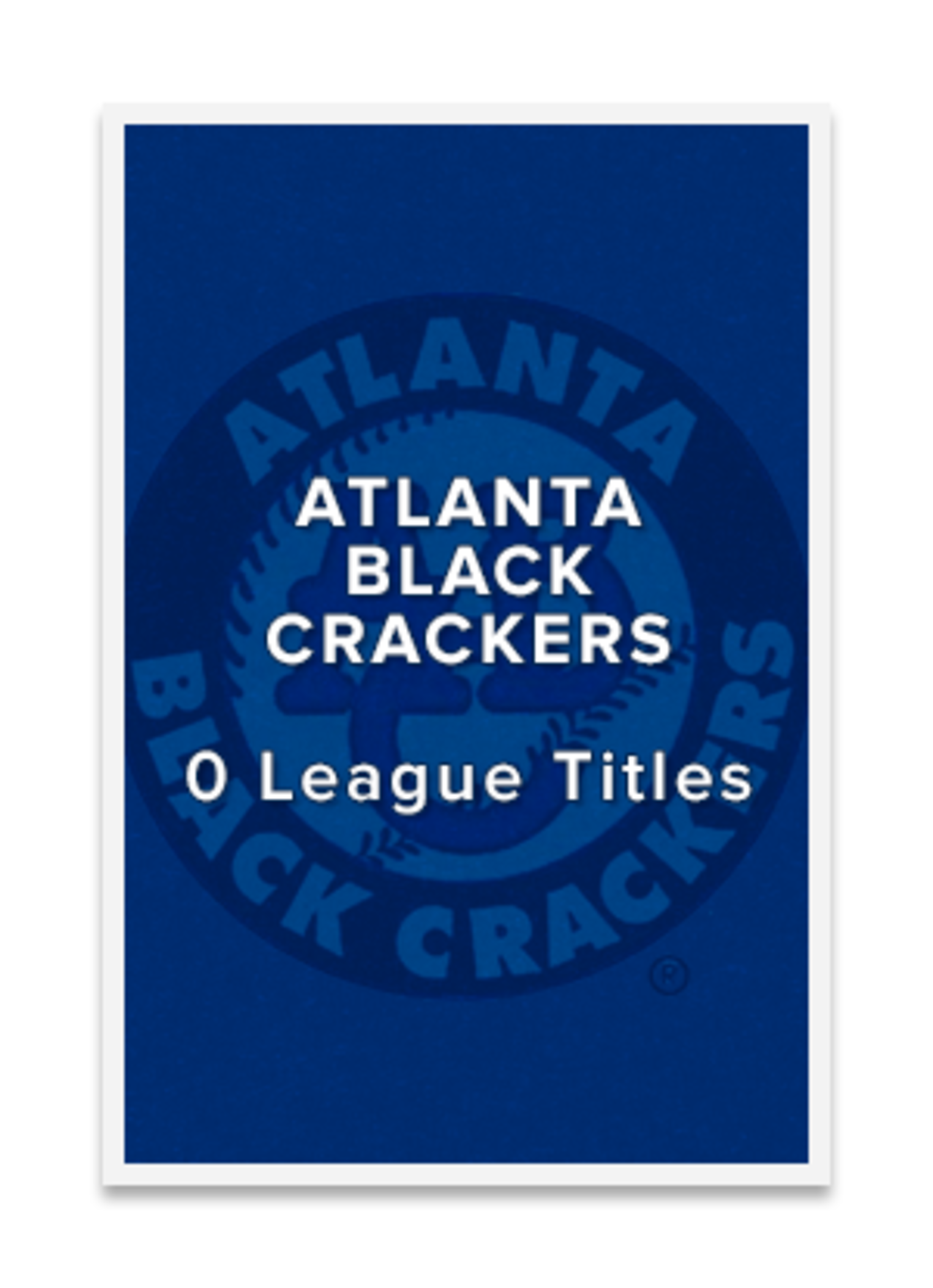 After change, Atlanta Black Crackers now city's first Major League