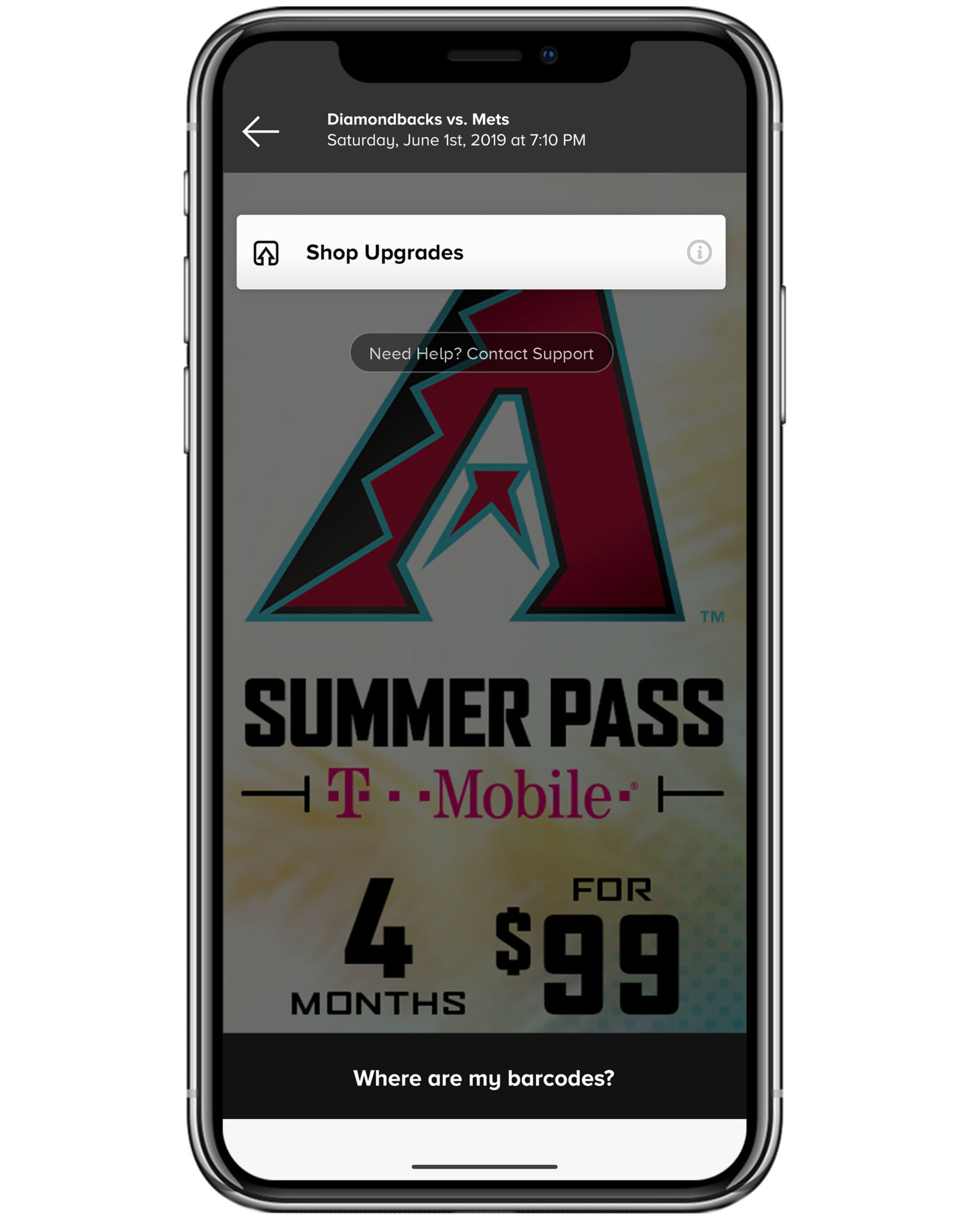 Dbacks Summer Pass Arizona Diamondbacks