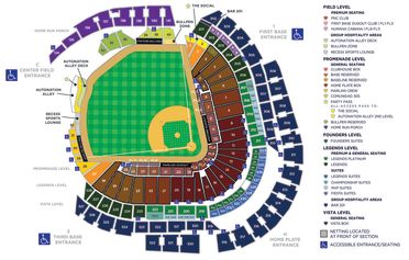 LoanDepot Park Seat Map | Miami Marlins