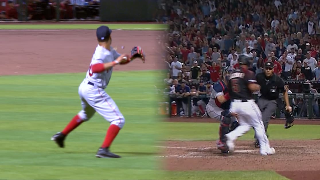 Betts retira al corredor en el plato